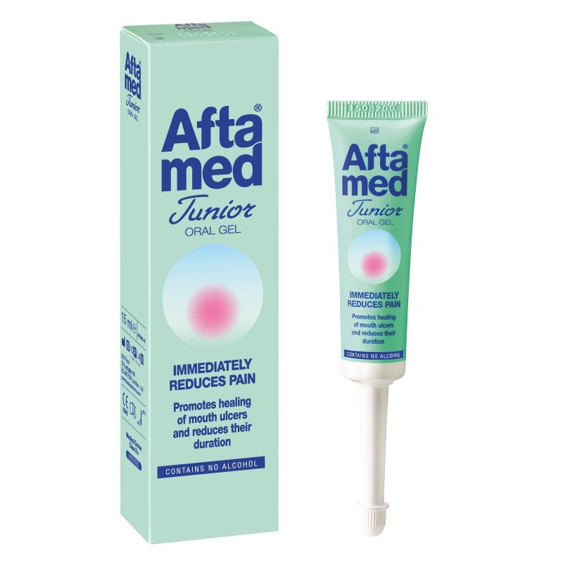 AFTAMED Junior Gel (15 ml) – Αντιμετώπιση κατά των στοματικών ελκών (άφθες)