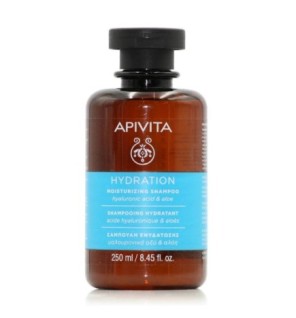 Apivita Hydration Hyaluronic Acid & Aloe Σαμπουάν για Ενυδάτωση για Όλους τους Τύπους Μαλλιών 250ml