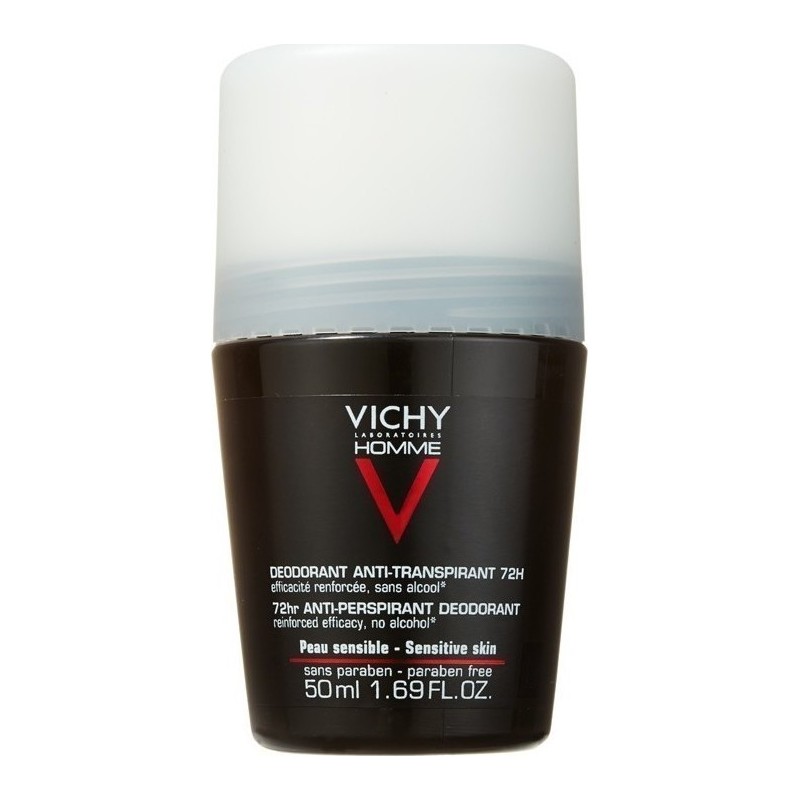 Vichy Homme Deo Roll-On Anti-Transpirant 72h 50ml