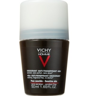 Vichy Homme Deo Roll-On Peux Sensibles 48h 50ml