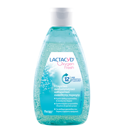 Lactacyd Oxygen Fresh καθαριστικό ευαίσθητης περιοχής, εξαιρετικά αναζωογονητικό, 200ml