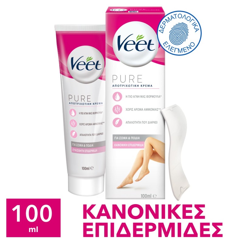 Veet Κρέμα Αποτρίχωσης για Κανονικές Επιδερμίδες 100ml