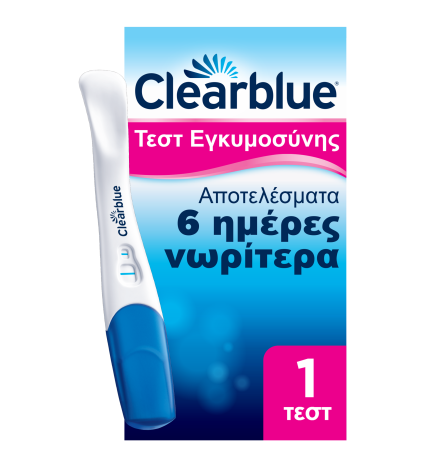Clearblue Test Εγκυμοσύνης Πρώιμη ανίχνευση Mονό