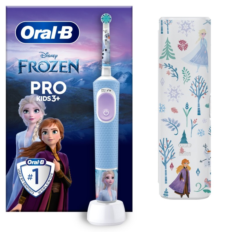 Oral-B Vitality Pro Ηλεκτρική Οδοντόβουρτσα Frozen Με Θήκη Ταξιδίου,  Για Παιδιά 3+ Ετών