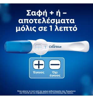 Τεστ Εγκυμοσύνης Clearblue Γρήγορη Ανίχνευσης