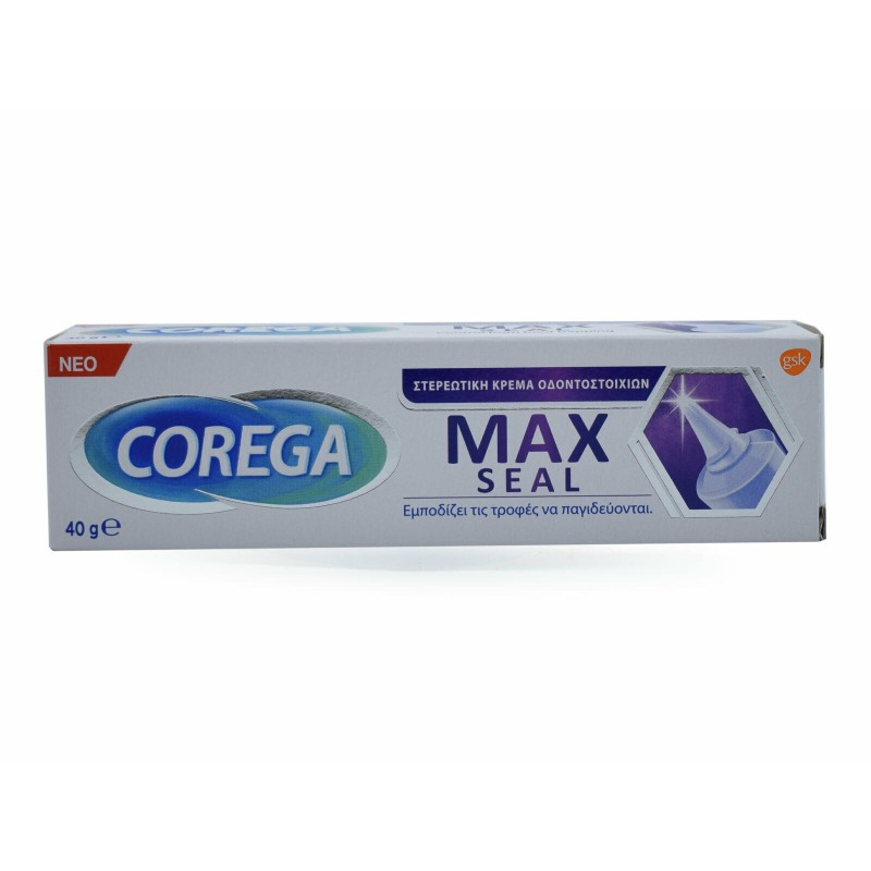 Corega Max Seal Στερεωτική Κρέμα Τεχνητής Οδοντοστοιχίας 40gr