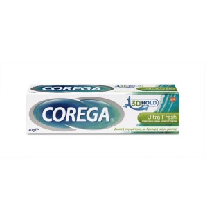 Corega Ultra Fresh Στερεωτική Κρέμα Τεχνητής Οδοντοστοιχίας 40gr