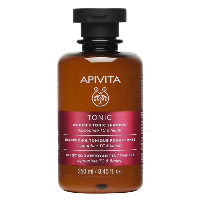 APIVITA Women's Tonic Shampoo Τονωτικό Σαμπουάν Κατά της Τριχόπτωσης για Γυναίκες με Hippophae TC & Δάφνη 250ml