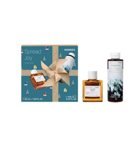 Korres Promo Vetiver Root Σετ Eau de Toilette Άρωμα 50ml & Αφρόλουτρο 250ml