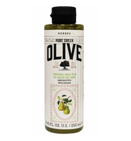 Korres Pure Greek Olive Honey Pear Αφρόλουτρο Μέλι - Αχλάδι 250ml