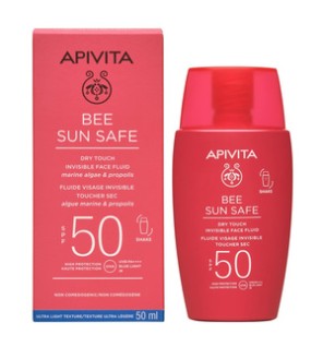 Apivita Bee Sun Safe Λεπτόρευστη Κρέμα Προσώπου - Dry Touch SPF50 50ml