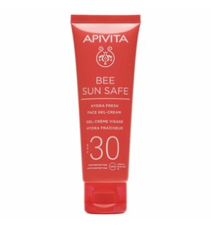 Apivita Bee Sun Safe Αντηλιακή Ενυδατική Κρέμα-Gel Προσώπου SPF30 50ml